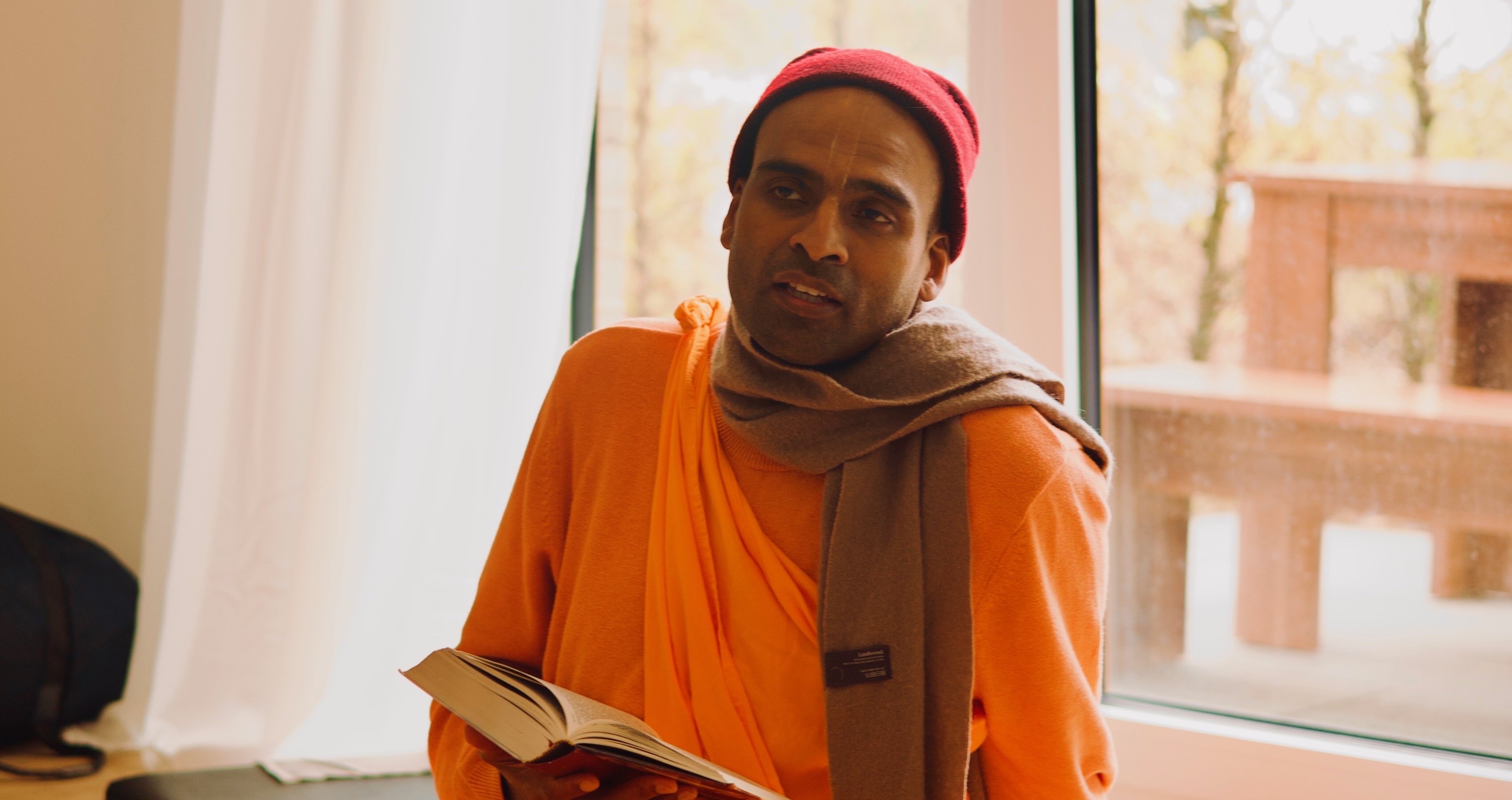 Bhagavad-gita-Abend im Jagannatha-Tempel Berlin